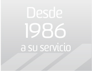 Desde 1986 a su servicio
